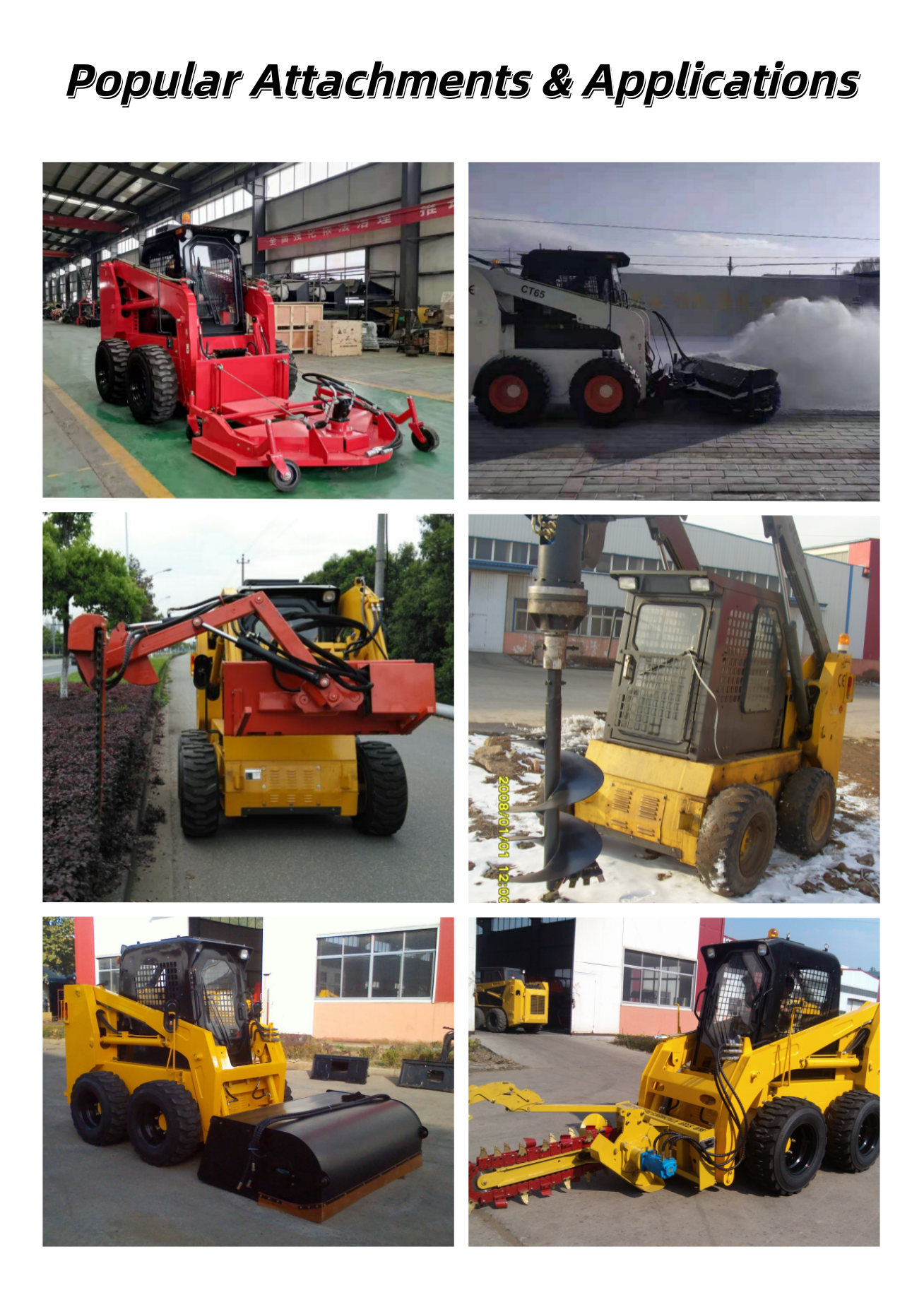 65HP Heavy Duty Skid Steer