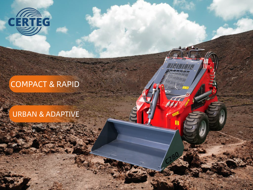 Mini Wheeled Skid Steer Loader
