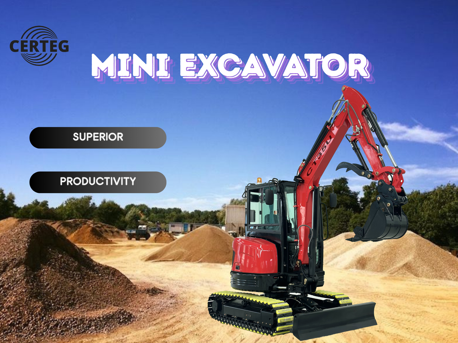 3.5 Ton Zero-Swing Excavator