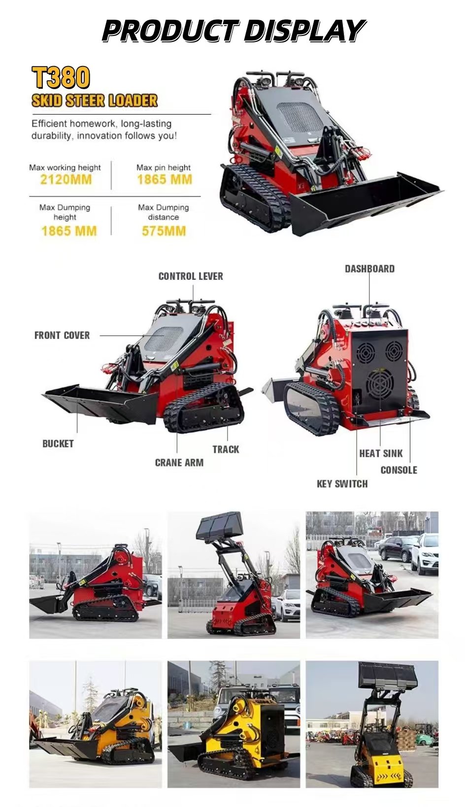 380kg Compact Track Loader